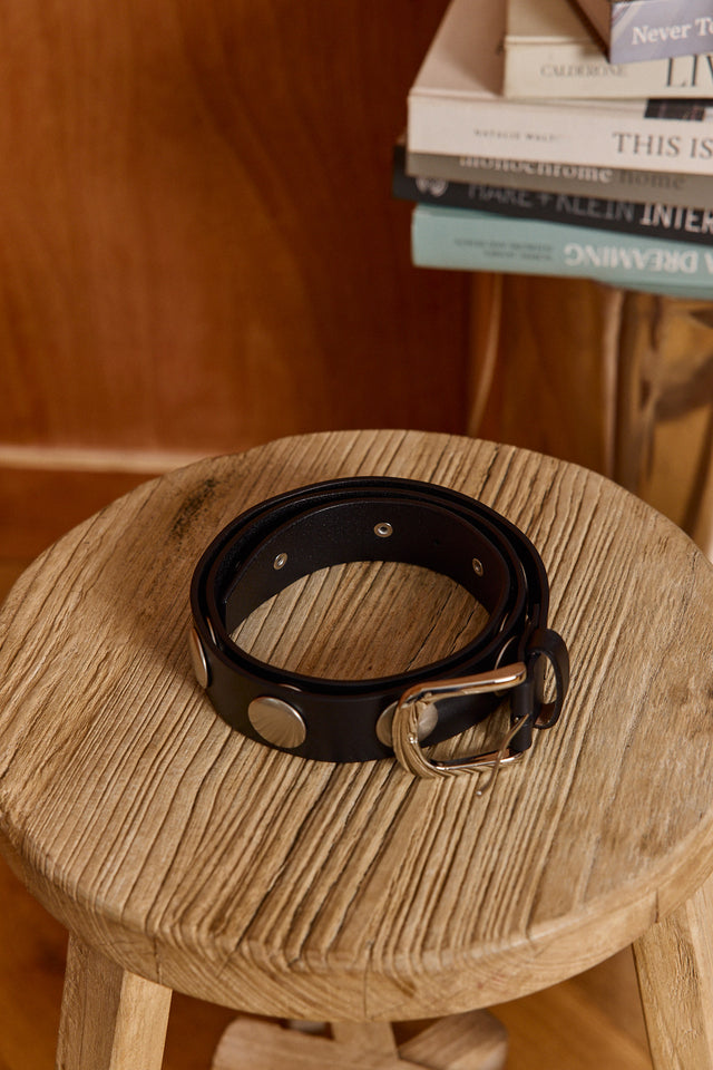 Leather Stud Belt