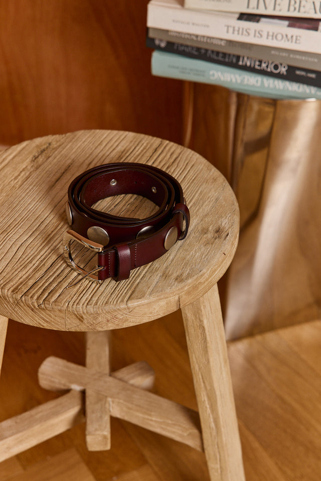Leather Stud Belt