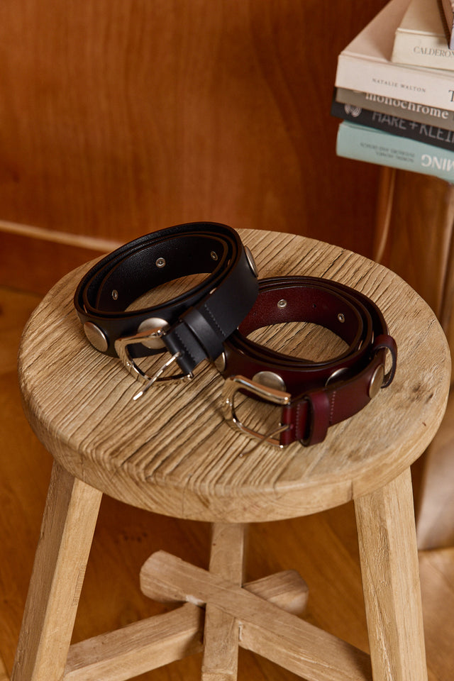 Leather Stud Belt