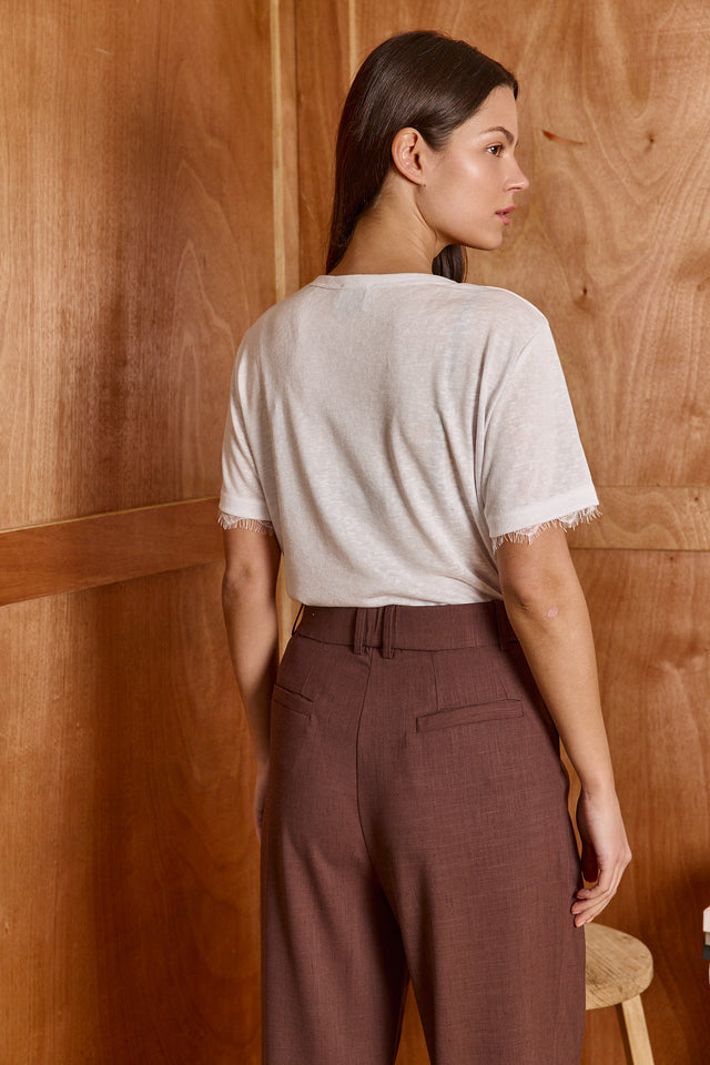 The Essential Lace Top - Crew Neck