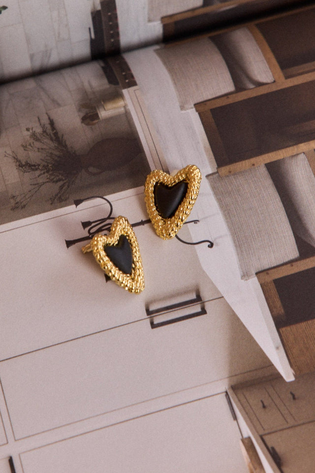 Heart Of Gold Earrings