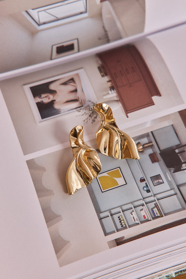 Gold Leaf Earrings