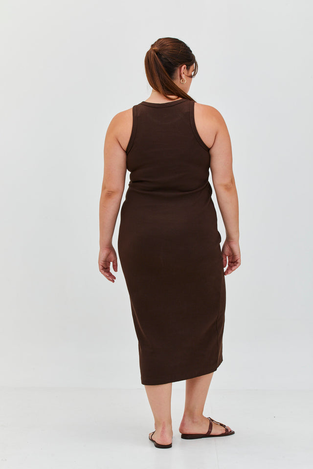 Cotton Rib Classic Dress