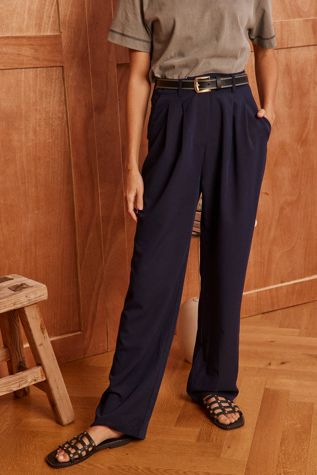 Pleated Julian Trousers
