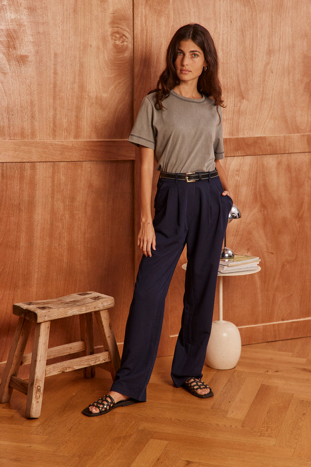 Pleated Julian Trousers