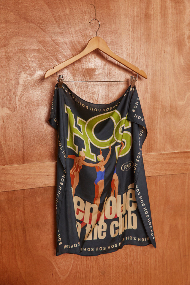 HOS swimmers satin scarf