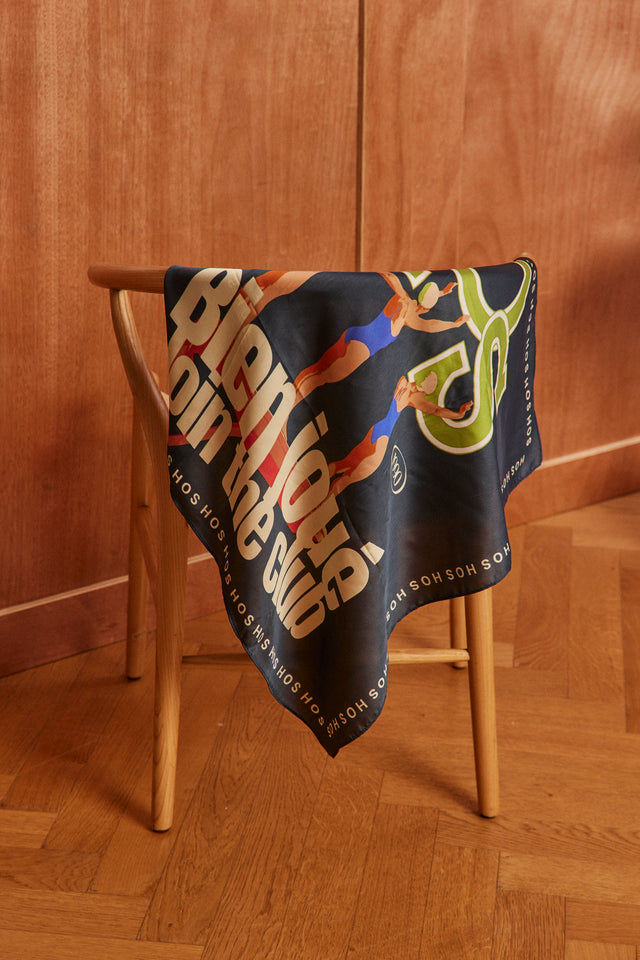 HOS swimmers satin scarf