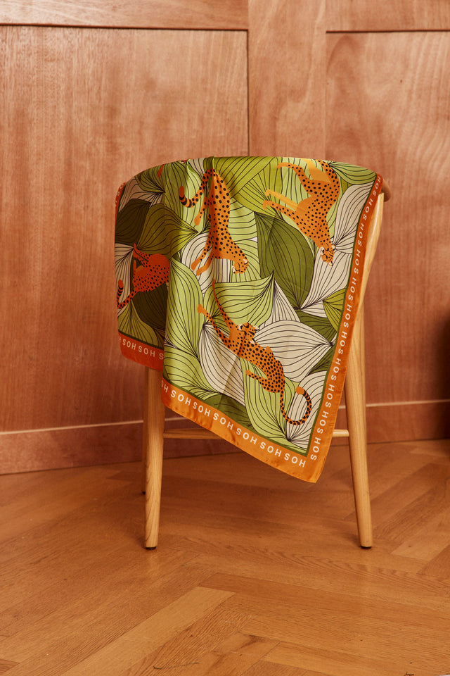 HOS Jungle Satin Scarf
