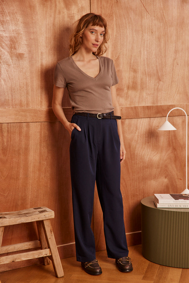 Pleated Julian Trousers