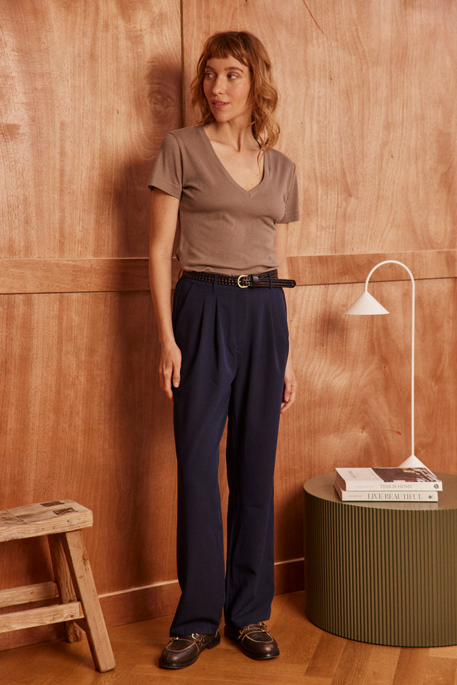 Pleated Julian Trousers