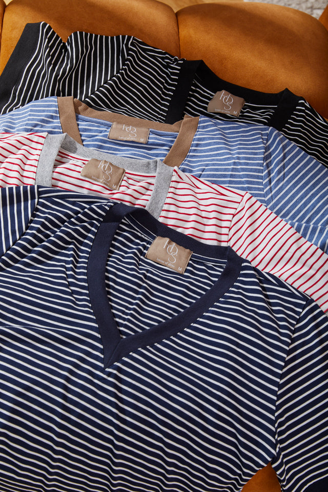 Not The Average Stripes - V Neck