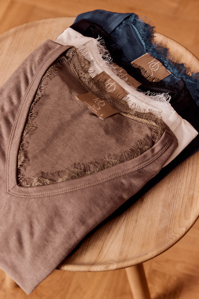 The Essential Lace Top - V Neck