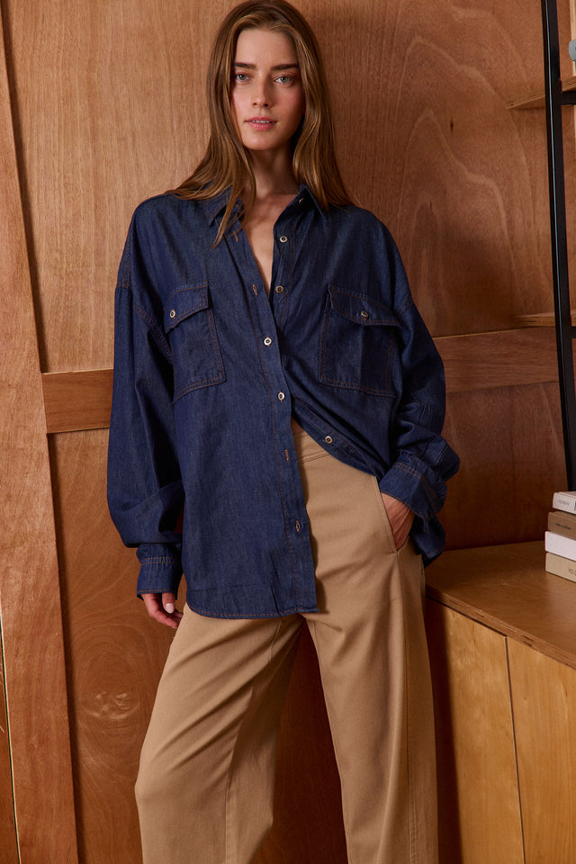 HOS boyfriend jeans shirt
