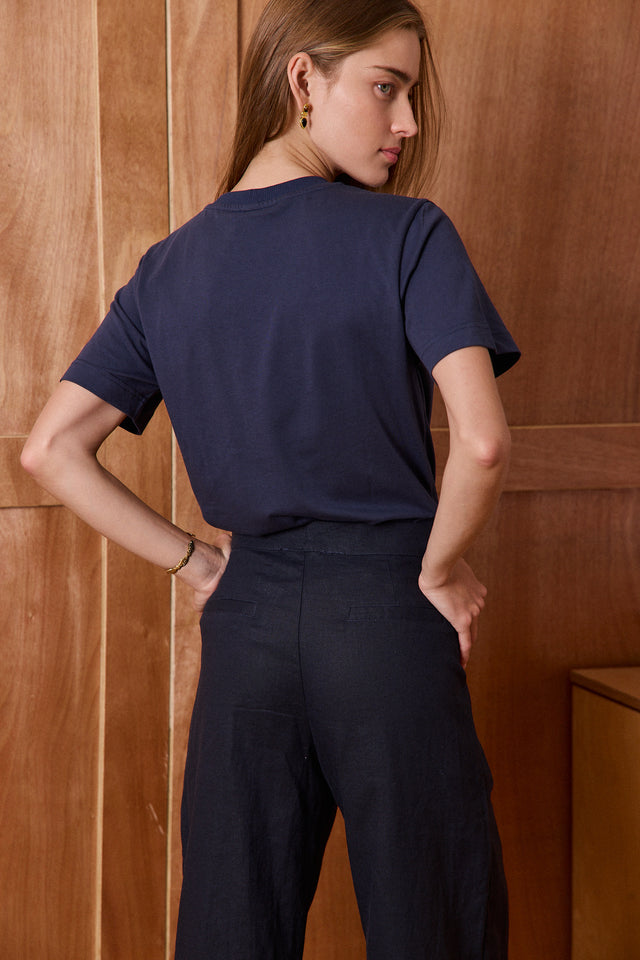 Tiger in Silk - Navy