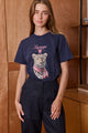Tiger in Silk - Navy
