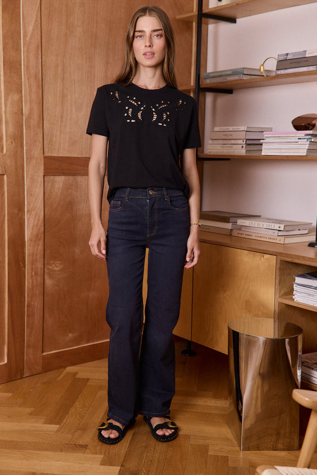 Embroidery Edge Tee
