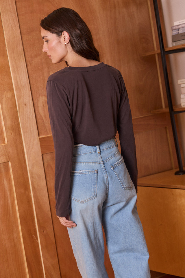 Modal Top V Neck