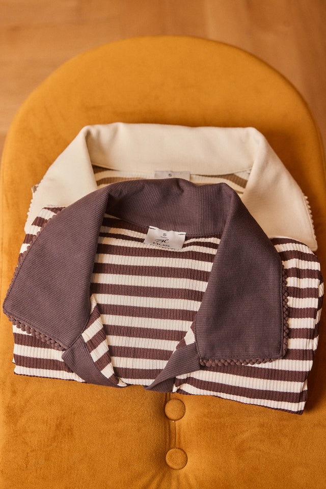 Soft Knit Polo Top