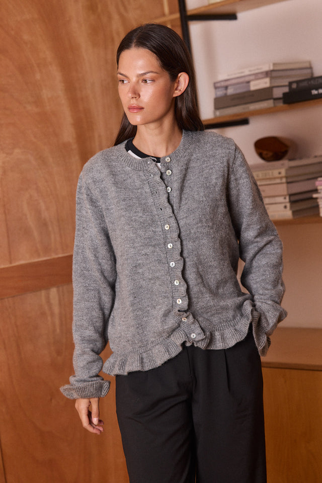 Alexa Frill Cardigan