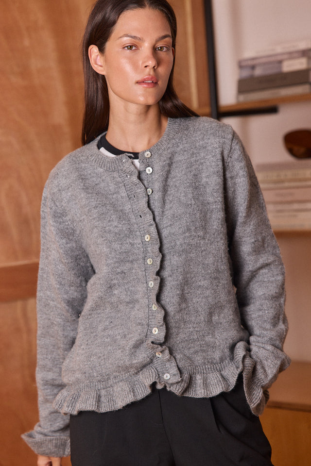 Alexa Frill Cardigan
