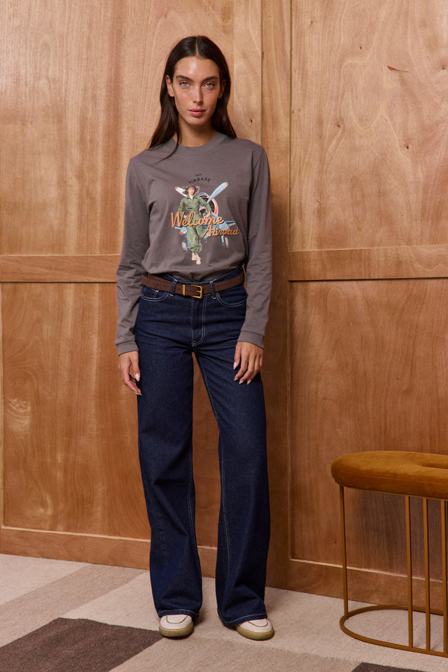 HOS Captain Top - Grey