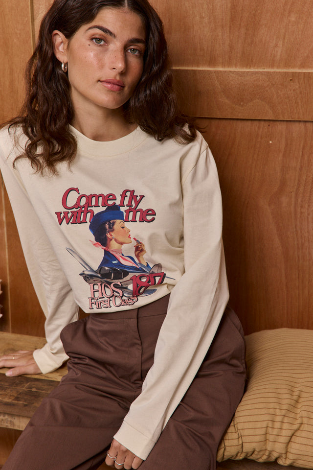 HOS First Class Top - Cream