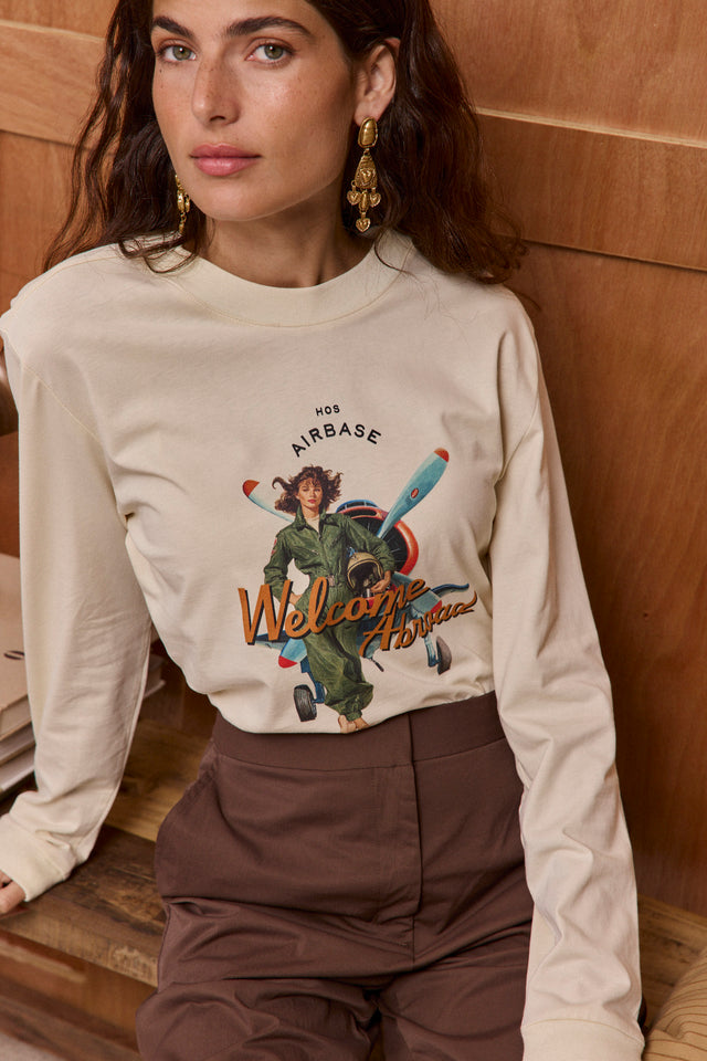 HOS Captain Tee - Cream