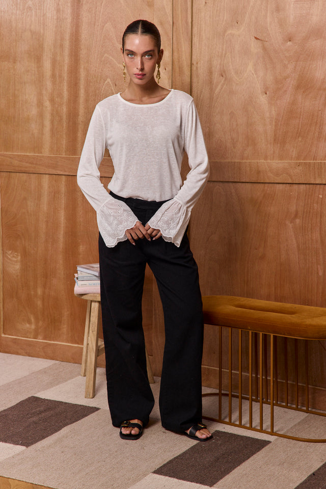 Cotton Relaxed Trousers