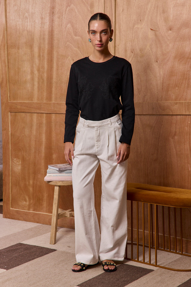 Cotton Relaxed Trousers