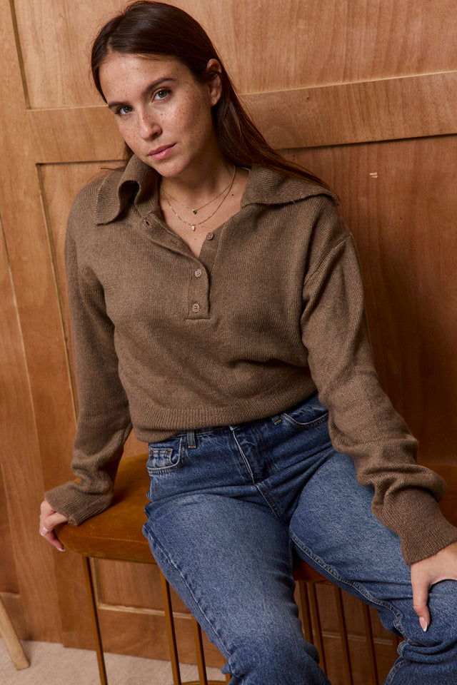 The Fold Over Sweater