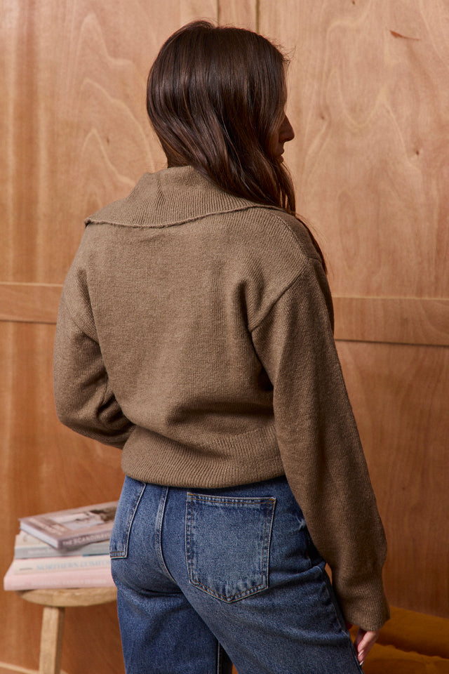 The Fold Over Sweater