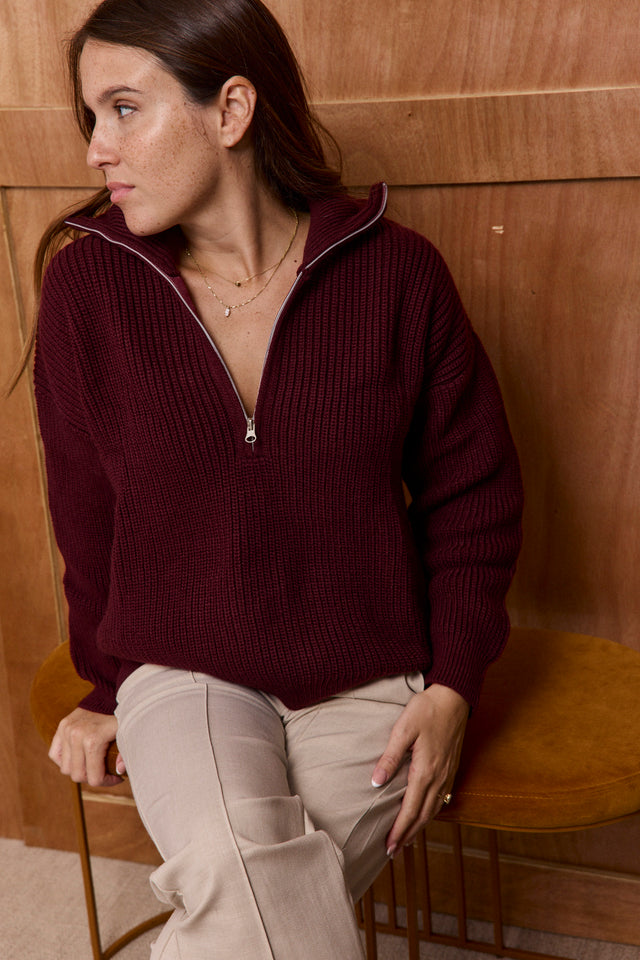 The Zipper Sweater