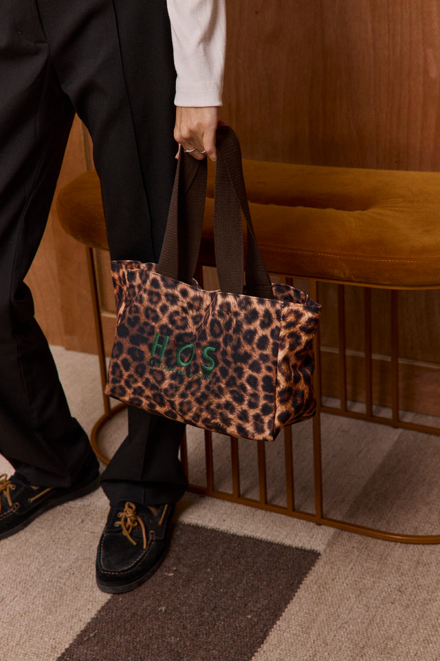 HOS Iconic Mini Leopard Tote
