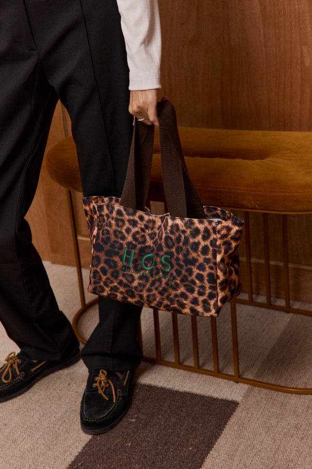 HOS Iconic Mini Leopard Tote