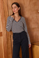 Essential Lace Striped Top