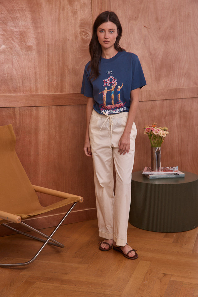 The White Draw-String