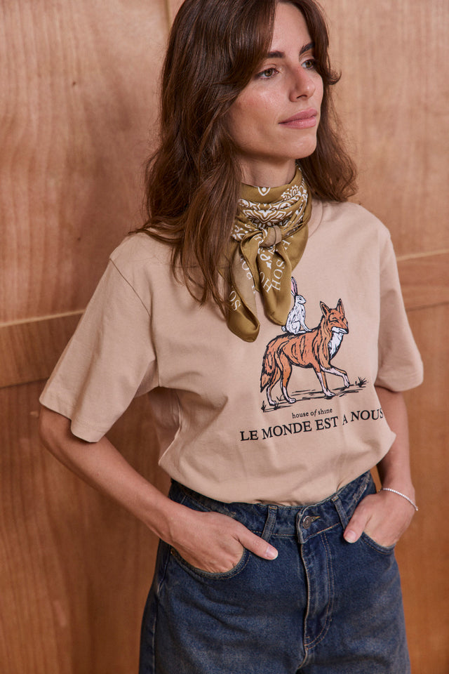 THE WORLD IS OURS TEE