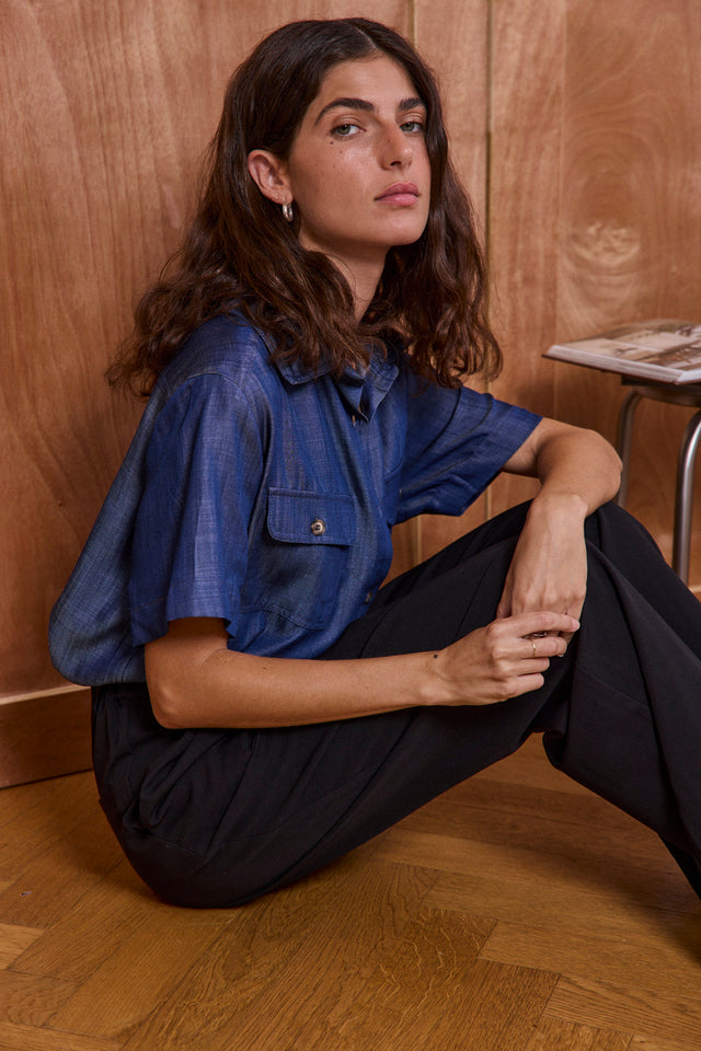 HOS Cupro Denim Shirt