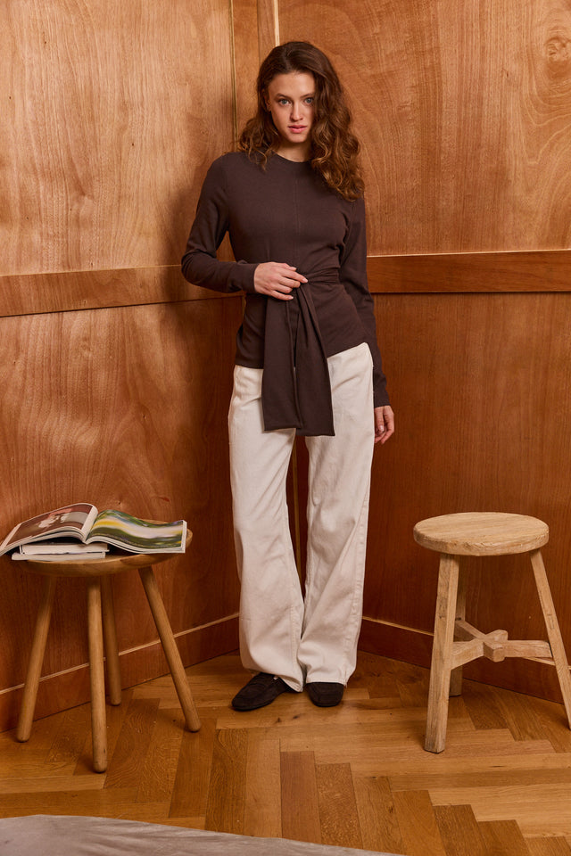 Tie-Fit Heavy Cotton Top