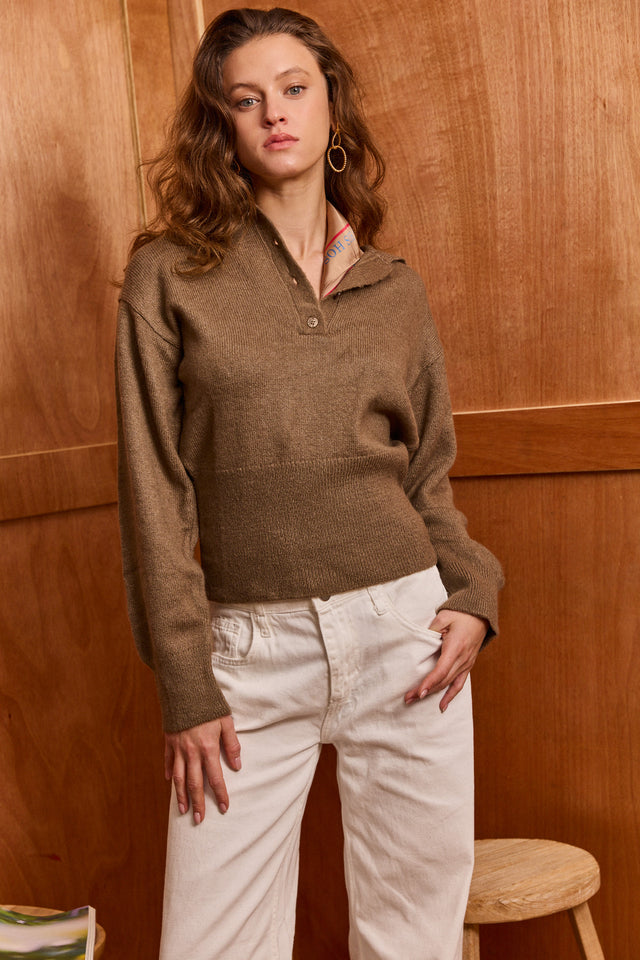 The Fold Over Sweater