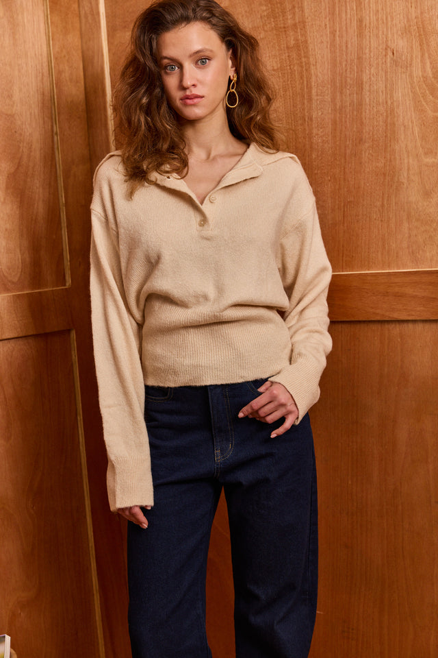 The Fold Over Sweater