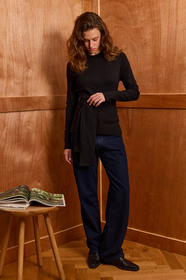 Tie-Fit Heavy Cotton Top