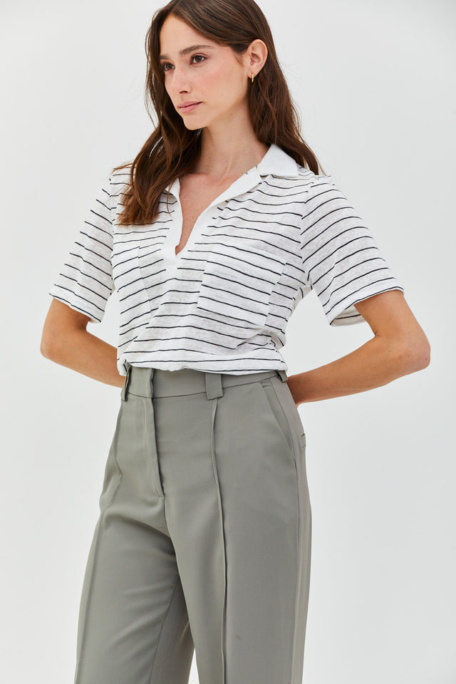 The Albi Polo Top