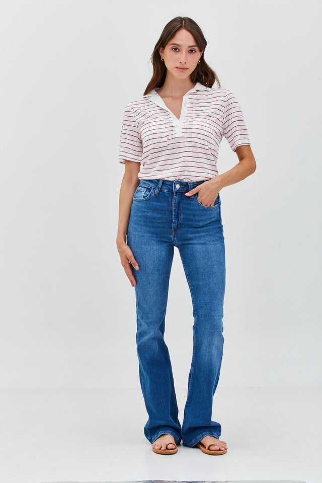 The Albi Polo Top