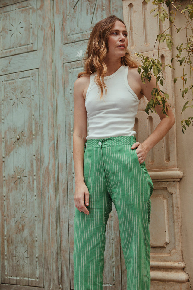 Melanie Striped Trousers