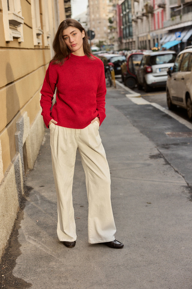 Cotton Relaxed Trousers
