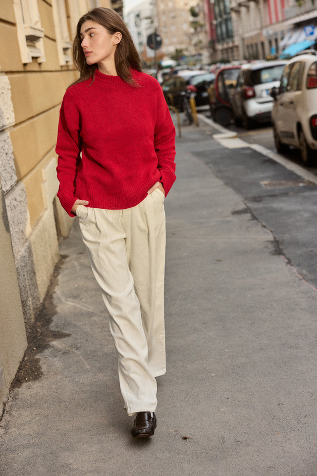 Cotton Relaxed Trousers