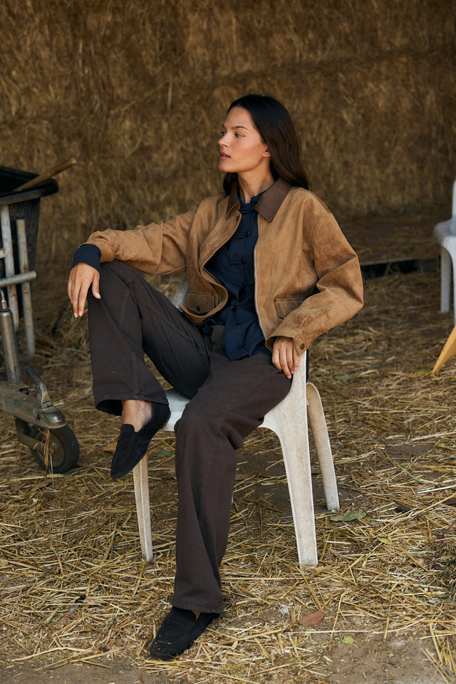 Stevie Vegan Suede Jacket