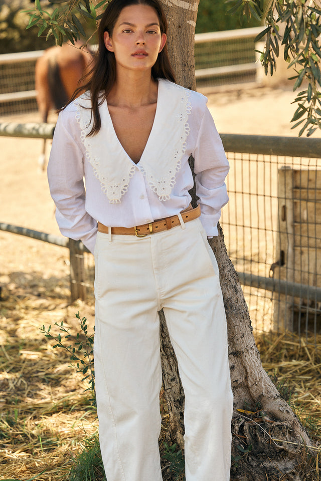 Crown Collar Blouse