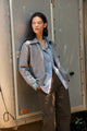 The Mixed Denim Cardigan